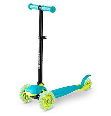 Самокат дитячий триколісний Ricokids Loco бірюзовий