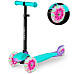 Самокат дитячий триколісний Ricokids Loco бірюзово-рожевий