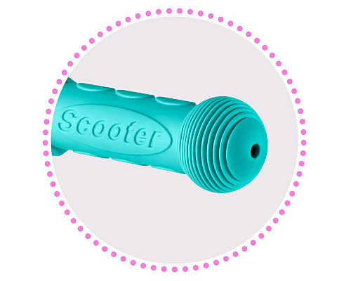 Самокат дитячий триколісний Ricokids Loco бірюзово-рожевий