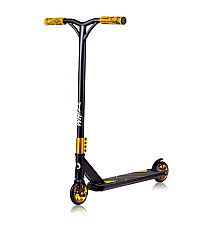 Дитячий самокат Lionelo WHIZZ BLACK CARBON YELLOW