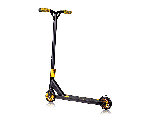 Дитячий самокат Lionelo WHIZZ BLACK CARBON YELLOW Дитячий самокат Lionelo WHIZZ BLACK CARBON YELLOW