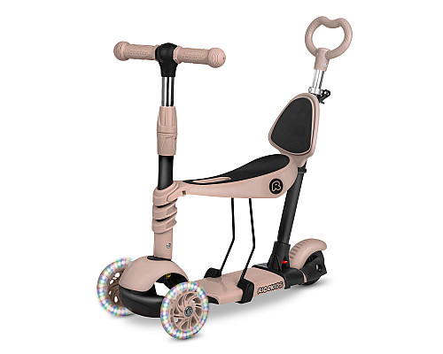 Самокат дитячий триколісний Ricokids Todi бежевий