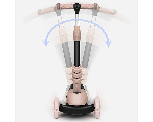 Самокат дитячий триколісний Ricokids Todi бежевий