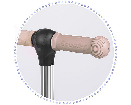 Самокат дитячий триколісний Ricokids Todi бежевий