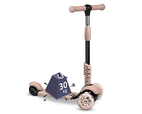 Самокат дитячий триколісний Ricokids Todi бежевий