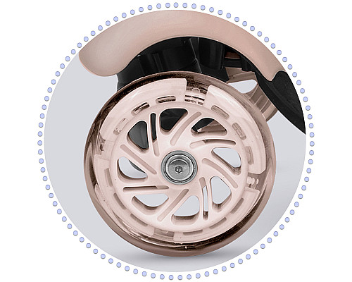 Самокат дитячий триколісний Ricokids Todi бежевий