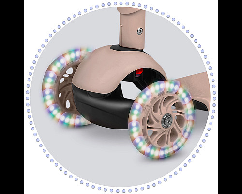 Самокат дитячий триколісний Ricokids Todi бежевий