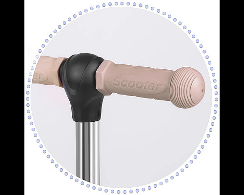 Самокат дитячий триколісний Ricokids Todi бежевий