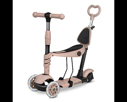 Самокат дитячий триколісний Ricokids Todi бежевий