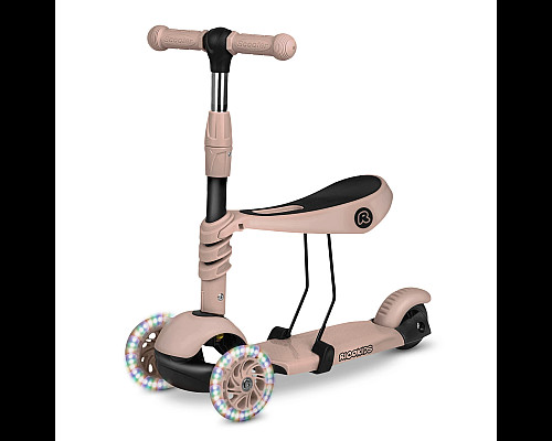 Самокат дитячий триколісний Ricokids Todi бежевий