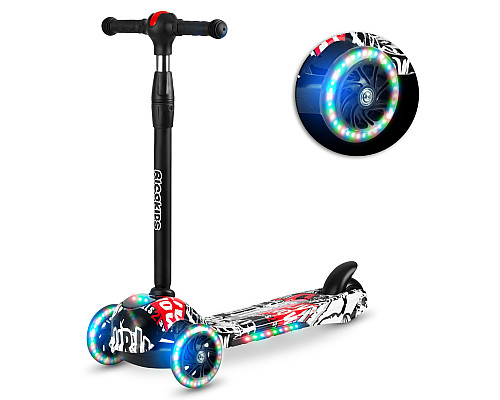 Самокат дитячий триколісний Ricokids Piko чорний