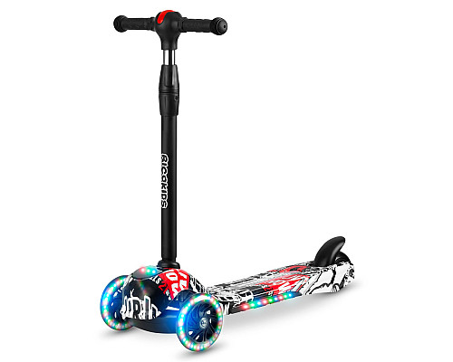 Самокат дитячий триколісний Ricokids Piko чорний