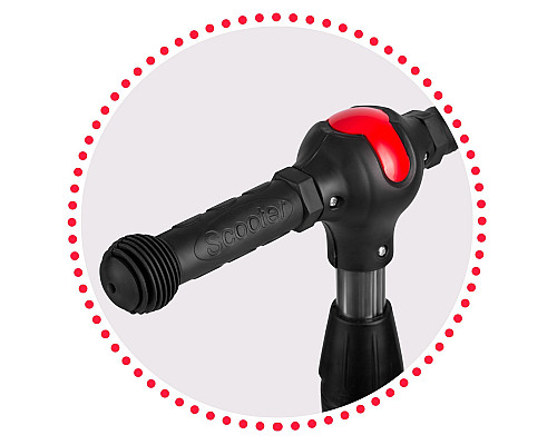 Самокат дитячий триколісний Ricokids Piko чорний