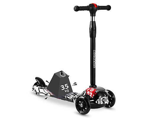 Самокат дитячий триколісний Ricokids Piko чорний