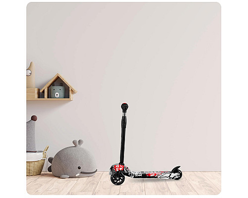 Самокат дитячий триколісний Ricokids Piko чорний