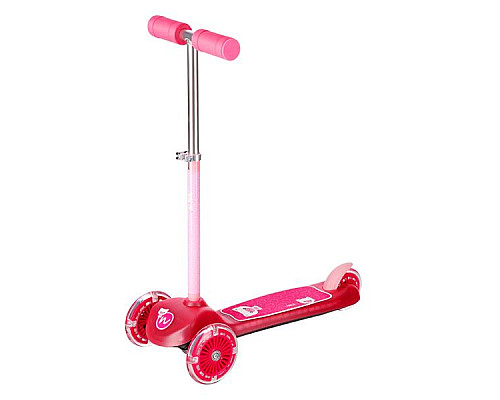 Самокат дитячий триколісний NILS FUN HLB001 рожевий