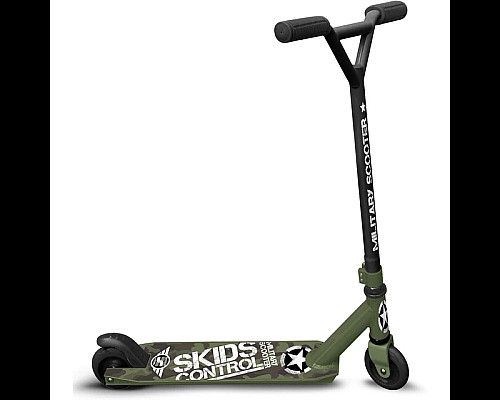 Дитячий самокат фрістайл Skids Control Military зелений