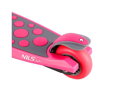 Самокат дитячий триколісний NILS FUN HLB02 рожевий