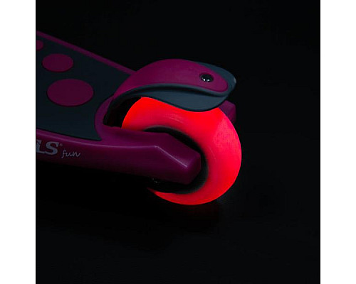 Самокат дитячий триколісний NILS FUN HLB02 рожевий