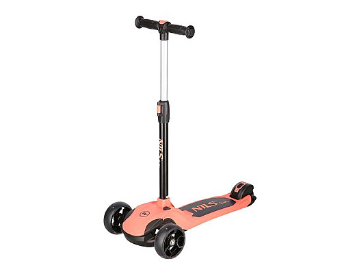 Самокат дитячий триколісний NILS FUN HLB122 рожевий