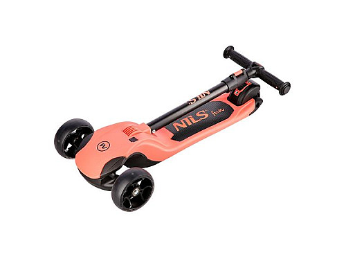 Самокат дитячий триколісний NILS FUN HLB122 рожевий