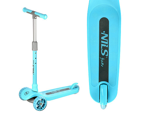 Самокат дитячий триколісний Nils Extreme HLB09 бірюзовий