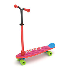 Самокат-скейтборд дитячий Chillafish Skatieskootie 2в1 червоний