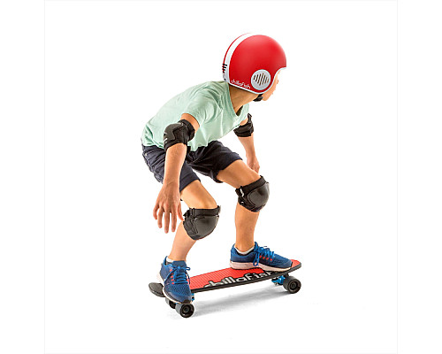 Самокат-скейтборд дитячий Chillafish Skatieskootie 2в1 червоний