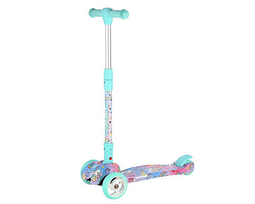 Самокат дитячий триколісний NILS FUN HLB15A м'ятний