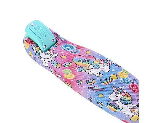 Самокат дитячий триколісний NILS FUN HLB15A м'ятний