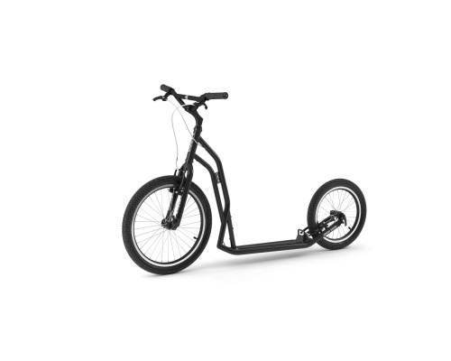 Самокат Yedoo Steel S2016 20/16' - чорний Самокат Yedoo Steel S2016 20/16' - чорний