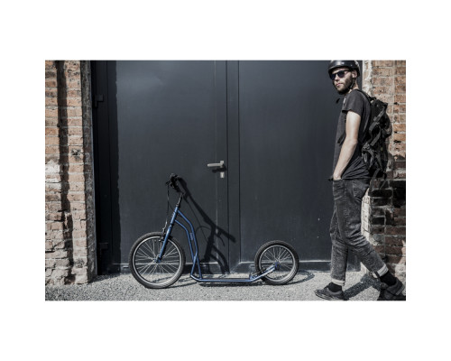 Самокат Yedoo Steel S2016 20/16' - синій