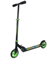 Самокат Schildkröt City Scooter RunAbout 145, чорно-зелений