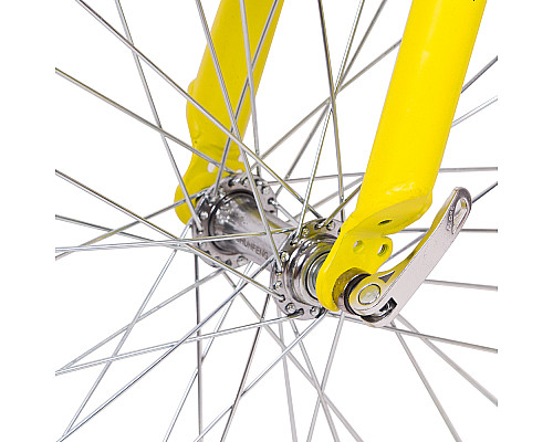 Самокат inSPORTline Disparo V-Brake жовто-чорний