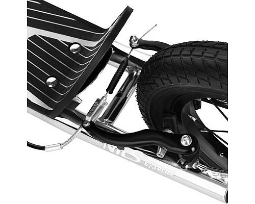 Самокат NILS EXTREME WH10121, чорно-сірий