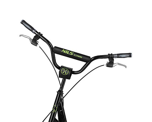 Самокат NILS EXTREME WH10201, чорно-зелений