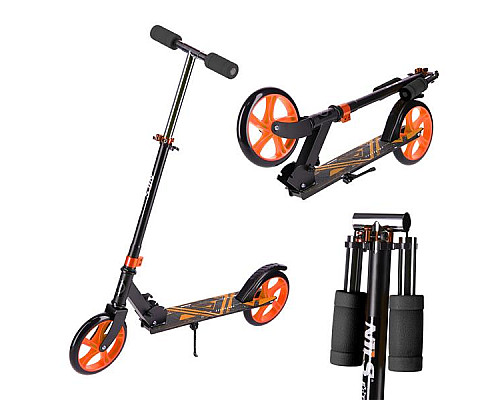 Самокат Nils Extreme HM0106 помаранчево-чорний