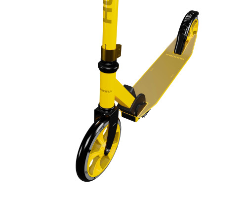 Самокат Hudora BigWheel Up 200, жовтий