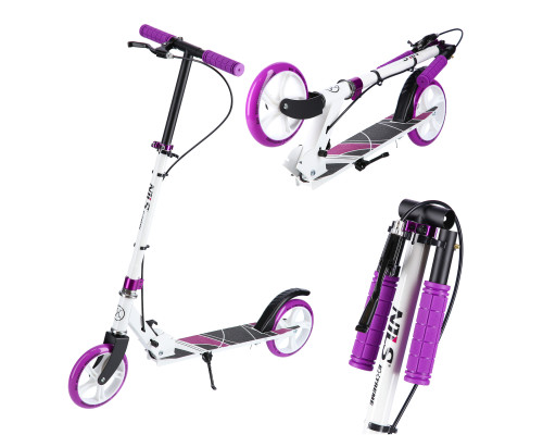 Самокат трюковий NILS EXTREME HM0180 біло-фіолетовий