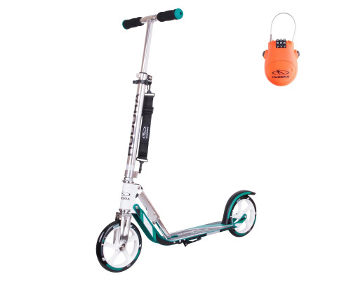 Самокат Hudora BigWheel 205, бірюзовий