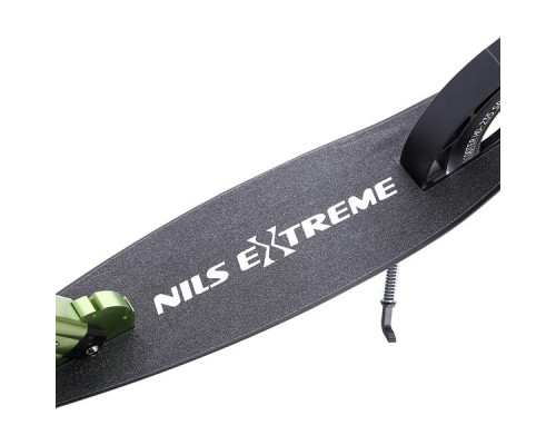 Самокат NILS EXTREME HM235 (чорно-зелений)