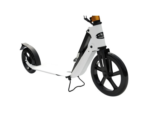 Самокат Hudora BigWheel Style 230, біло-чорний