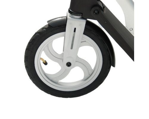 Самокат Hudora BigWheel AIR 230, чорно-білий