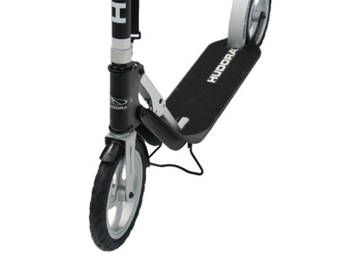 Самокат Hudora BigWheel AIR 230, чорно-білий