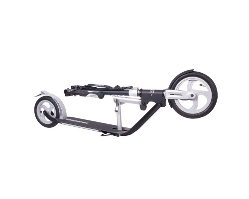 Самокат Hudora BigWheel AIR 230, чорно-білий