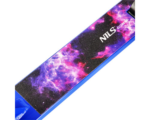 Самокат трюковий NILS EXTREME HS021 SPACE синій