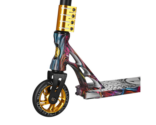 Самокат трюковий NILS EXTREME HS221 SPIDER PRO чорний
