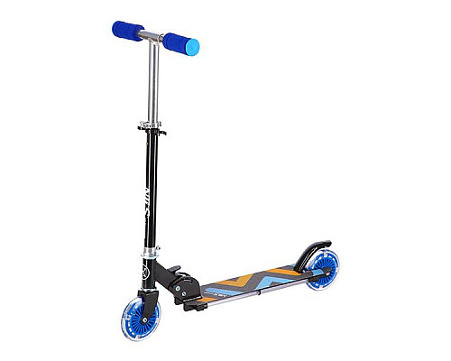 Самокат складний Nils Extreme HD025, чорно-синій