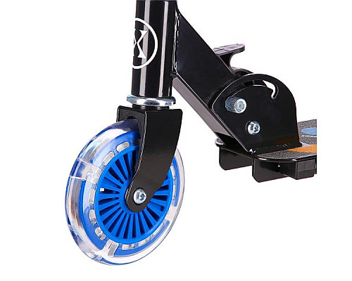 Самокат складний Nils Extreme HD025, чорно-синій