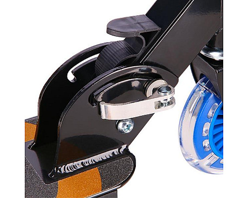 Самокат складний Nils Extreme HD025, чорно-синій